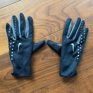 [Nike] Black Running Gloves with Key Pocket